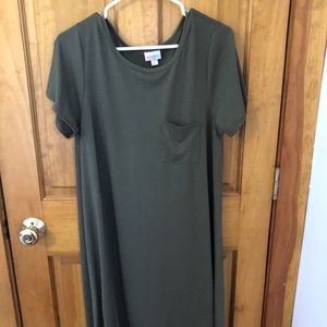 Medium LuLaRoe Carly - Army green